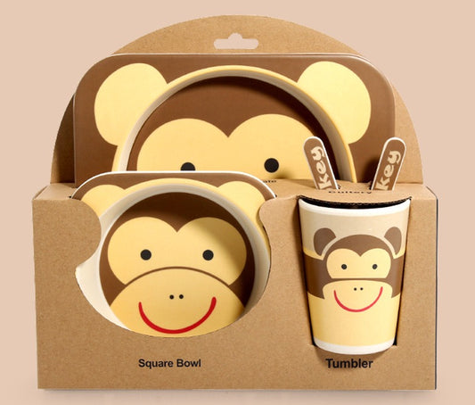 Bamboo Fiber Tableware - Monkey