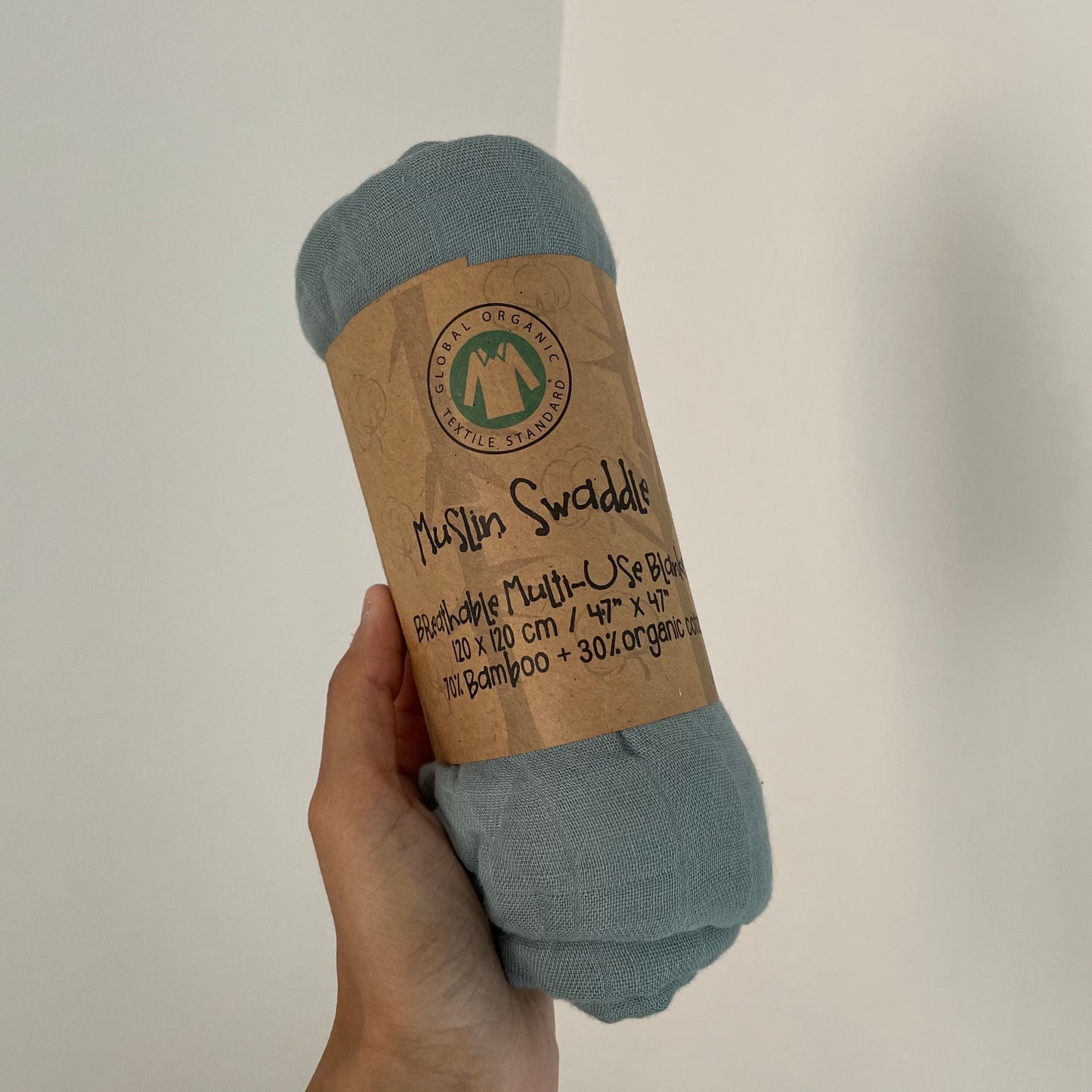 Muslin Swaddle Blanket - Teal