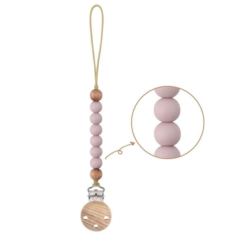 Silicone Beads Dummy Chain - Mauve