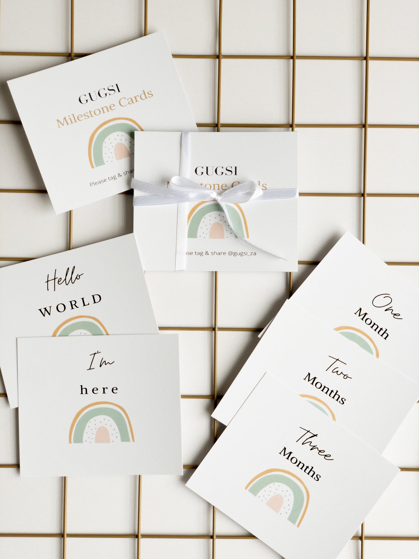 Gender Neutral Milestone Cards