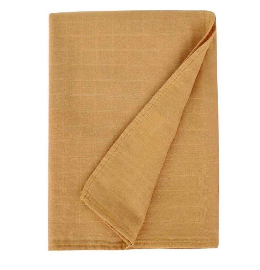 Muslin Swaddle Blanket - Mustard