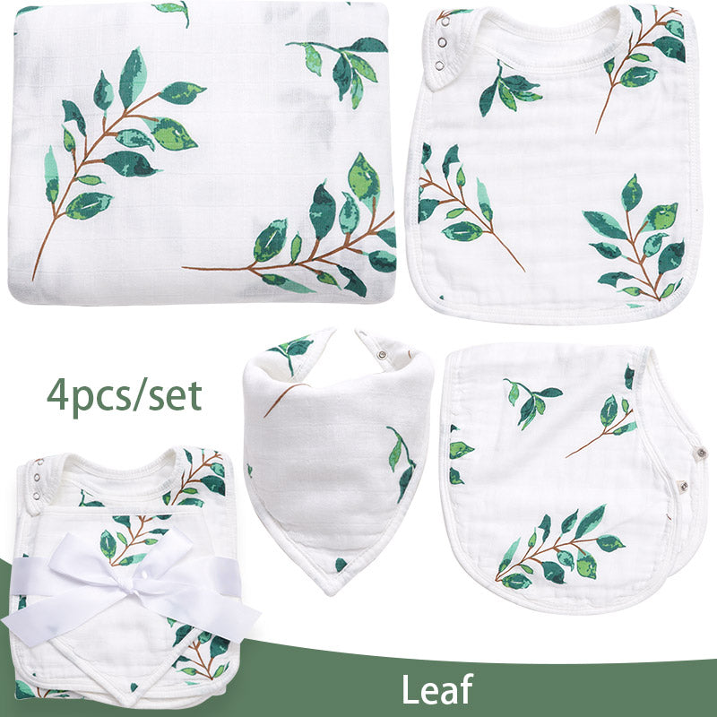 Muslin 4pc Set - Leaf